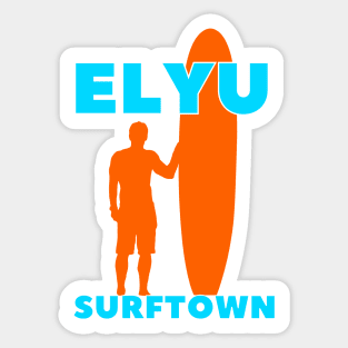 SURFTOWN SOUL SURFER AT SUNSET Sticker